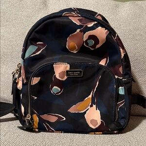 Kate Spade Black and Multicolor Backpack